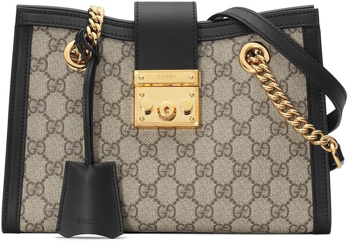 Gucci Padlock small GG shoulder bag - ShopStyle