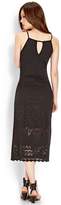 Thumbnail for your product : LOVE21 LOVE 21 Contemporary Lace Knit Midi Dress