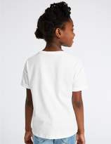 Thumbnail for your product : Marks and Spencer Pure Cotton Top with StayNEW (3-16 Years)