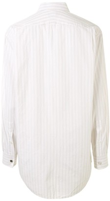 Hermes Pre-Owned Vertical-Striped Shirt