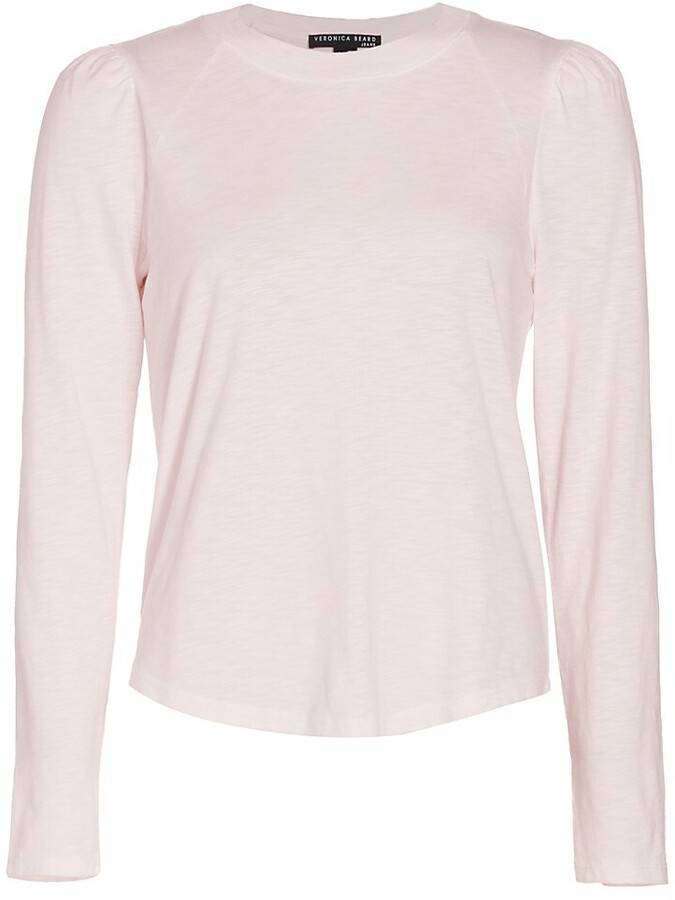 Light Pink Long Sleeve Top | ShopStyle