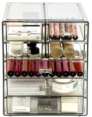 Ideal Ventures LLC/sorbus Sorbus Cosmetic Makeup and Jewelry Storage Case Display - 3 Large 4 Small Drawers
