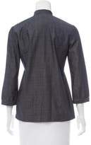 Thumbnail for your product : Theory Long Sleeve Chambray Blouse