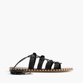 Thumbnail for your product : J.Crew Studded lace-up gladiator sandals