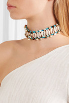 Thumbnail for your product : Erickson Beamon Shell And Multi-stone Choker