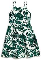 Thumbnail for your product : Bardot Junior Girls' Tropics Rocco Leaf-Print Dress