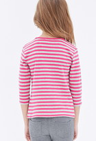 Thumbnail for your product : Forever 21 girls Mock Pocket Striped Top (Kids)