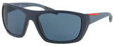 Thumbnail for your product : Prada Rectangular Plastic Sunglasses