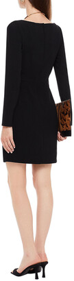 Dolce & Gabbana Wrap-effect Draped Stretch-crepe Mini Dress