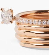 Thumbnail for your product : Repossi Blast Diamond & 18kt Rose-gold Ring