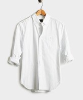 Thumbnail for your product : Todd Snyder Button Down Collar Light Blue Stripe Long Sleeve Shirt