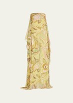 Thumbnail for your product : Alexis Cami Strapless Floral Silk Maxi Dress