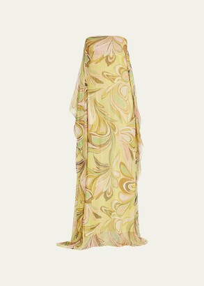 Alexis Cami Strapless Floral Silk Maxi Dress