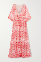 Thumbnail for your product : Eywasouls Malibu Liliane Printed Chiffon Maxi Dress - Red