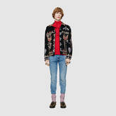 Thumbnail for your product : Gucci Silk Cambridge shirt with scarf