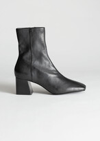 Thumbnail for your product : And other stories Square Toe Leather Boots