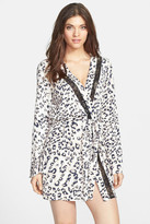 Thumbnail for your product : PJ Luxe Leopard Robe
