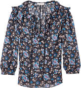 Thumbnail for your product : Rebecca Taylor Solstice Floral Clip Top