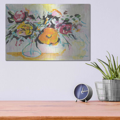 Luxe Metal Art 'Smile I' By Jessica Mingo Metal W \