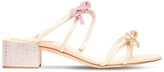 Thumbnail for your product : Rene Caovilla 40mm Embellished Satin Mules