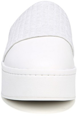 vince weadon leather knit platform sneakers