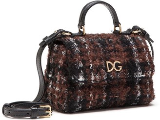 Dolce & Gabbana Children Lame Tweed Tote Bag