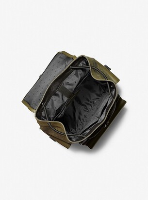 Michael Kors Hudson Graphic Logo Men Backpack Blue or Black $548 NWT Packed