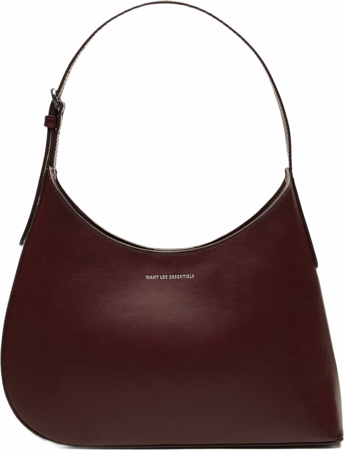 WANT Les Essentiels Arch Smooth Leather Shoulder Bag