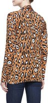 Thumbnail for your product : Neiman Marcus Leopard-Print Tank