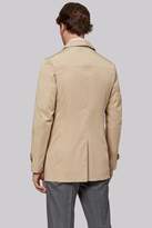 Thumbnail for your product : Moss Bros Tailored fit Stone Raincoat