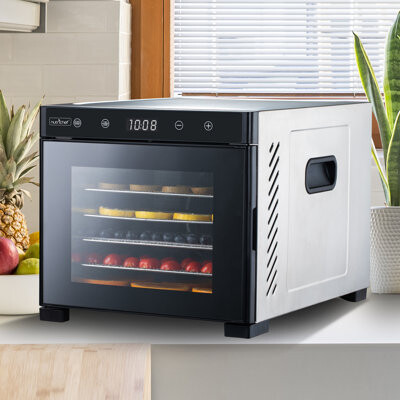 Nutrichef 6 Tray Electric Countertop Food Dehydrator