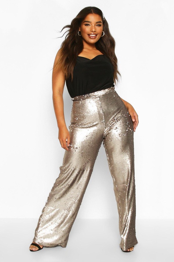 Venus Black Sequin Flare Pants - Women | Best Price and Reviews | Zulily