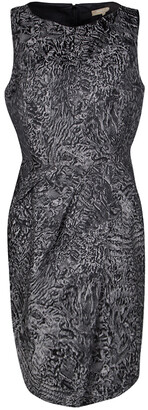 dark grey sheath dress