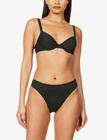 Thumbnail for your product : SKIMS Naked demi underwired stretch-mesh bra