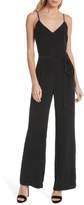 Thumbnail for your product : L'Agence Jackie Wide Leg Silk Jumpsuit