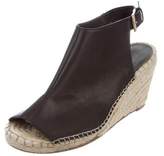 Thumbnail for your product : KG by Kurt Geiger Leather Espadrille Wedges