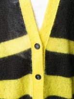 Thumbnail for your product : No.21 striped oversized cardigan