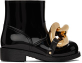 Thumbnail for your product : J.W.Anderson Black Chain Rubber Boots