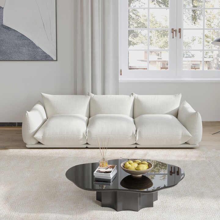 INSEUS 3Seats Sectional Sofa Chenille Fabric Sofa Lounge Couch ShopStyle