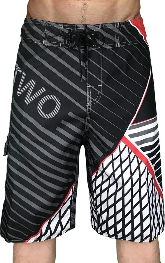 ninovino Men's Sportwear Swim Trunks Quick Dry Board Shorts with Lining