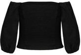 Thumbnail for your product : City Chic Denim Puff Shirt - black wash