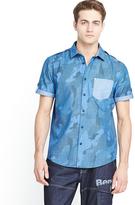 Thumbnail for your product : Bench Camo Short Sleeve Mens Shirt
