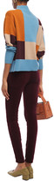 Thumbnail for your product : 7 For All Mankind The Skinny Cotton-blend Velvet Skinny Pants