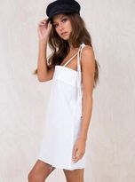 Thumbnail for your product : Princess Polly New Women's The Vale Tie Shoulder Dress White