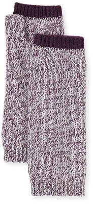 Sofia Cashmere Marled Cashmere Fingerless Gloves/Arm Warmers