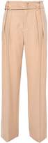 Thumbnail for your product : Vince Belted Crepe Wide-leg Pants