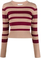 Thumbnail for your product : Societe Anonyme Striped Crew-Neck Jumper