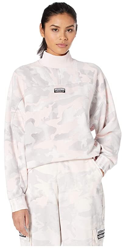 adidas pink camo sweatshirt
