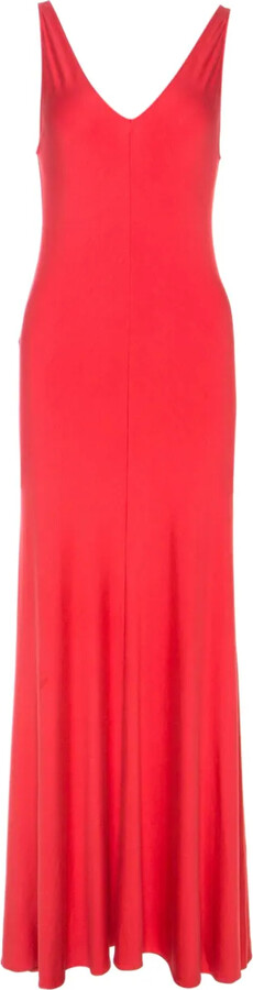 Polo Ralph Lauren Vintage pre-owned V-neck Maxi Dress