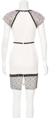 Andrew Gn Lace-Trimmed Sheath Dress